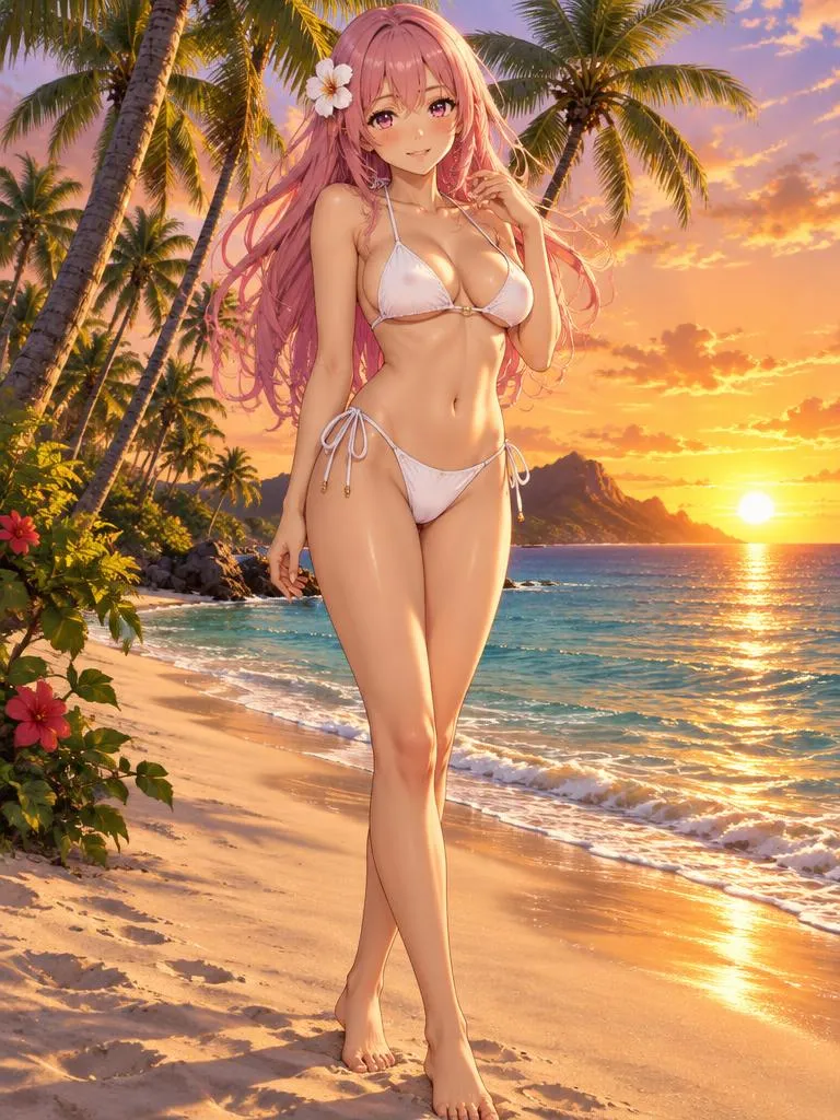 Luna, anime AI companion from Character Create AI